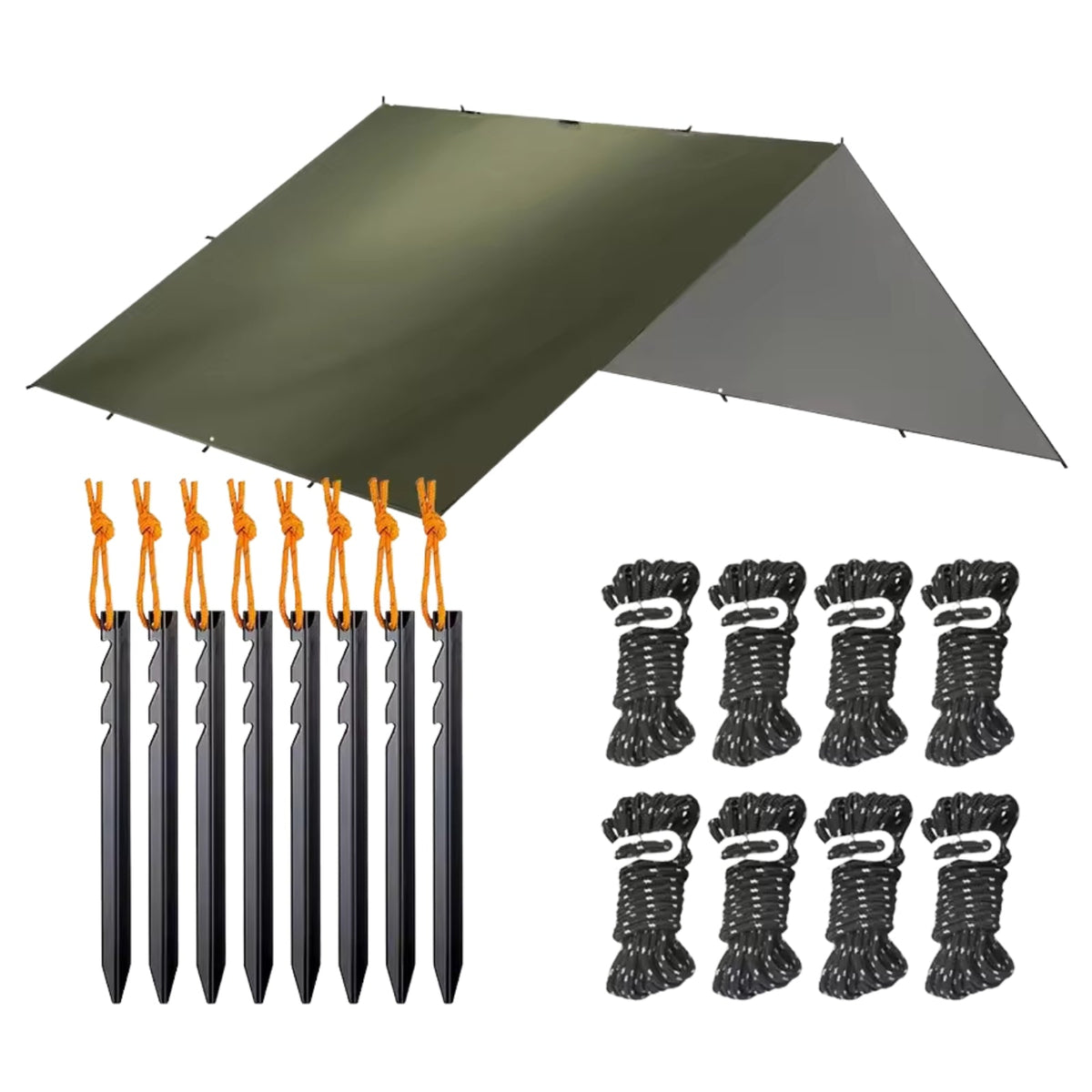 Bâche de Randonnée vert militaire