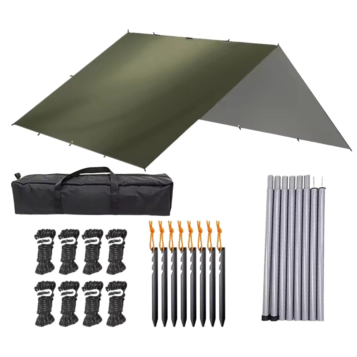 Bâche de Randonnée vert militaire