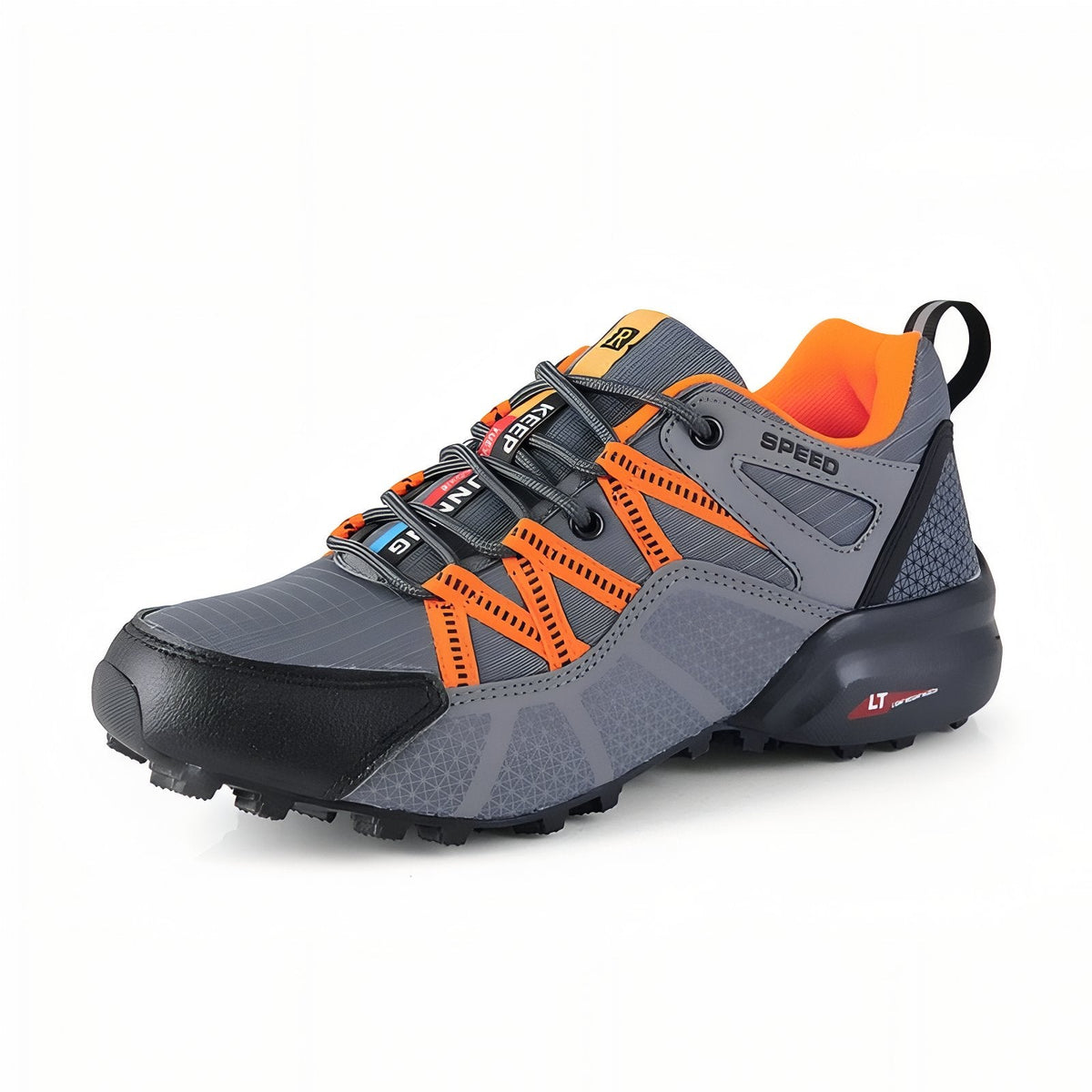 Basket Homme Randonnée Imperméable Orange gris et orange