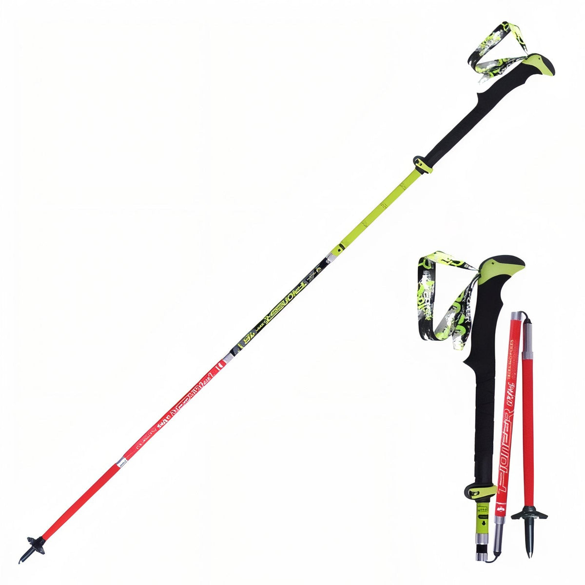 Bâton De Marche Carbone Pliable