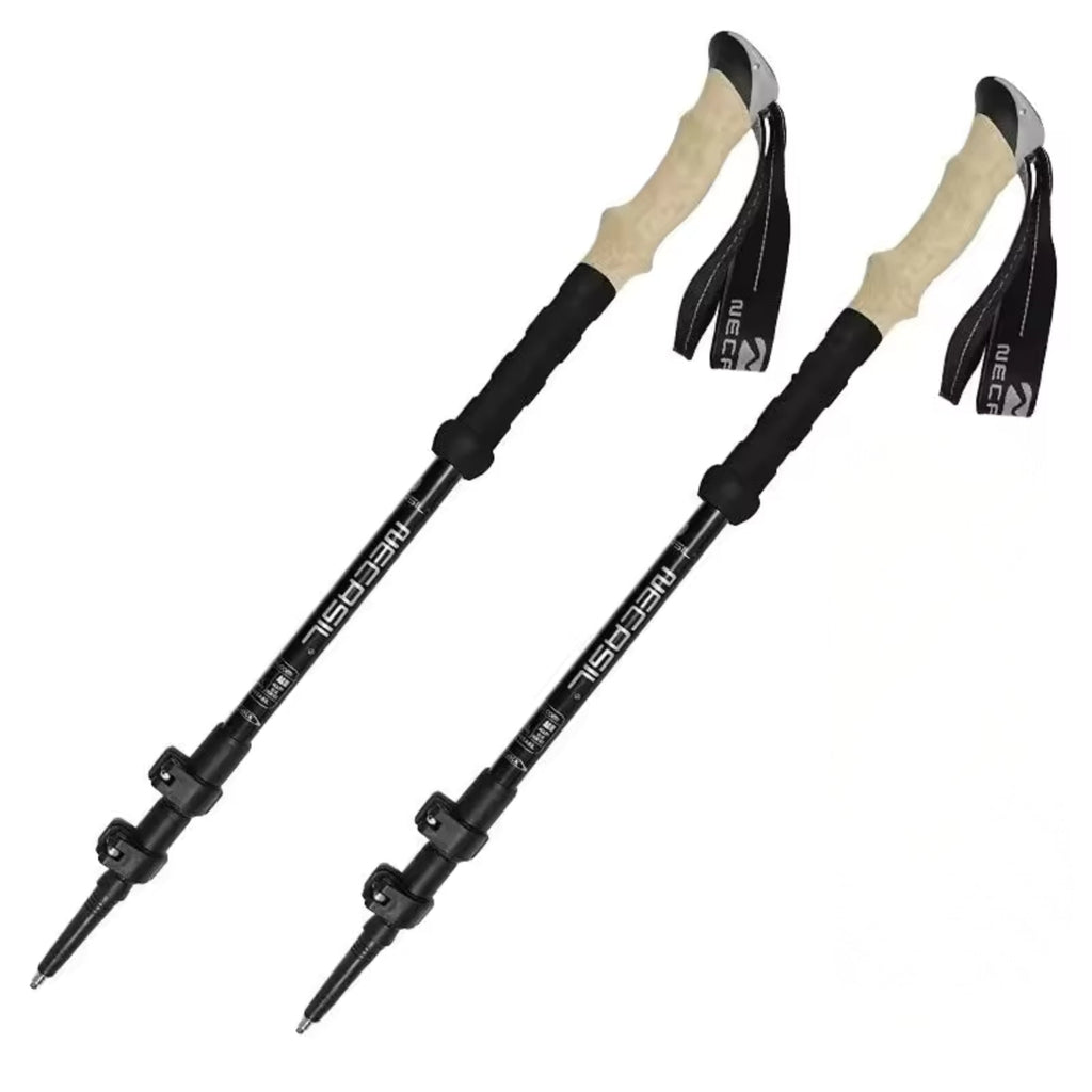 Bâton de Randonnée Ultra Léger 135CM noir