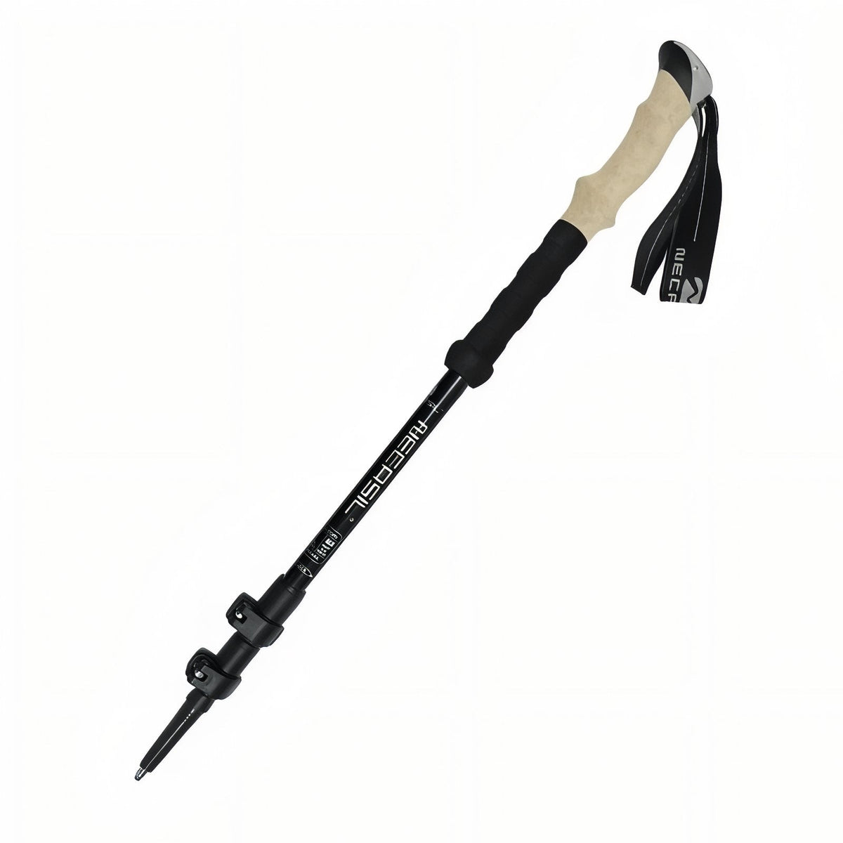 Bâton de Randonnée Ultra Léger 135CM noir