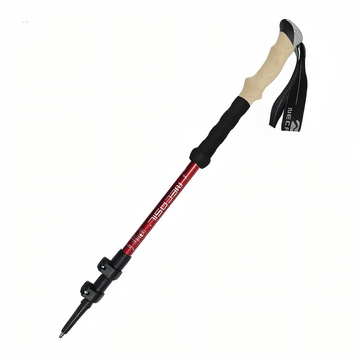 Bâton de Randonnée Ultra Léger 135CM rouge