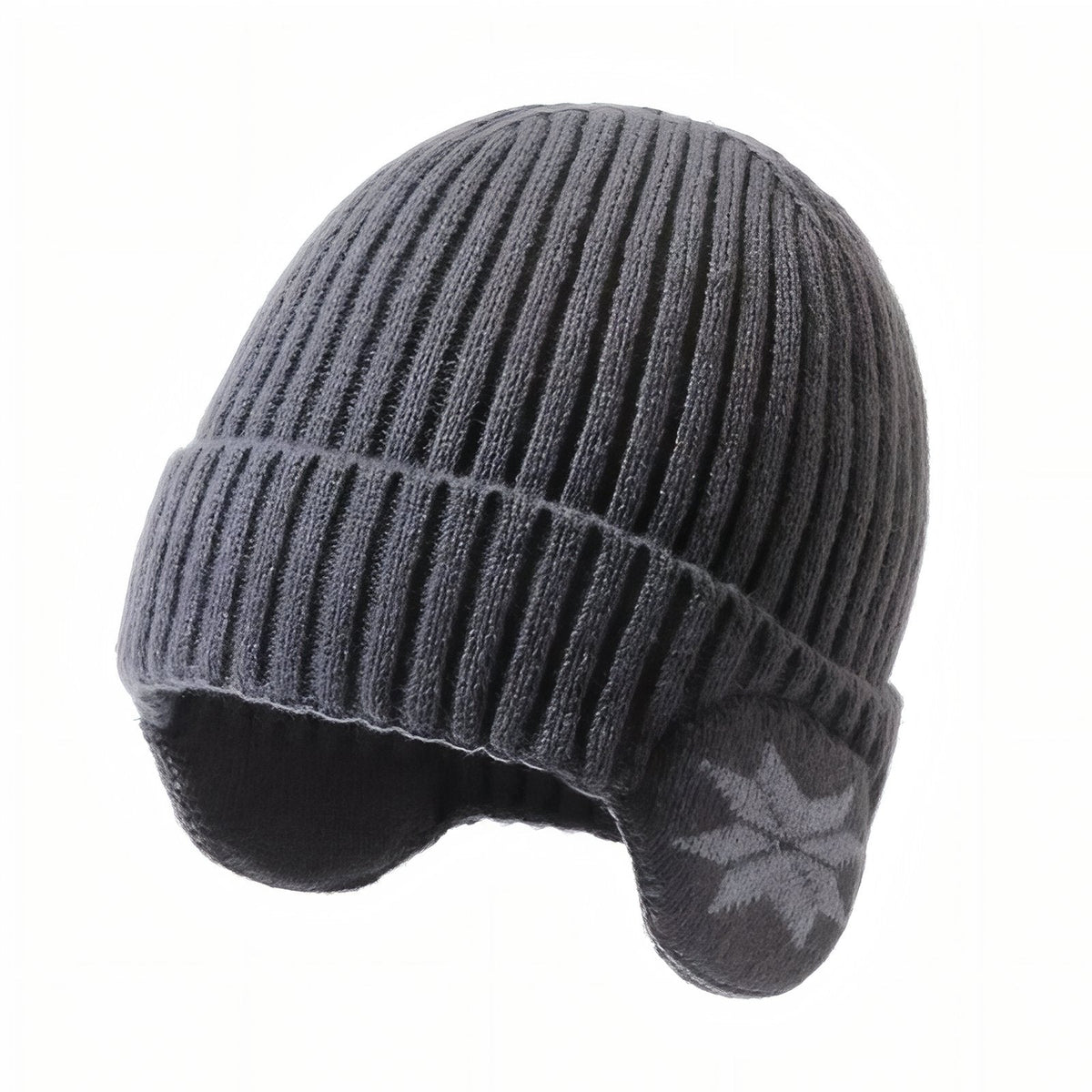Bonnet Cache Oreille Femme gris