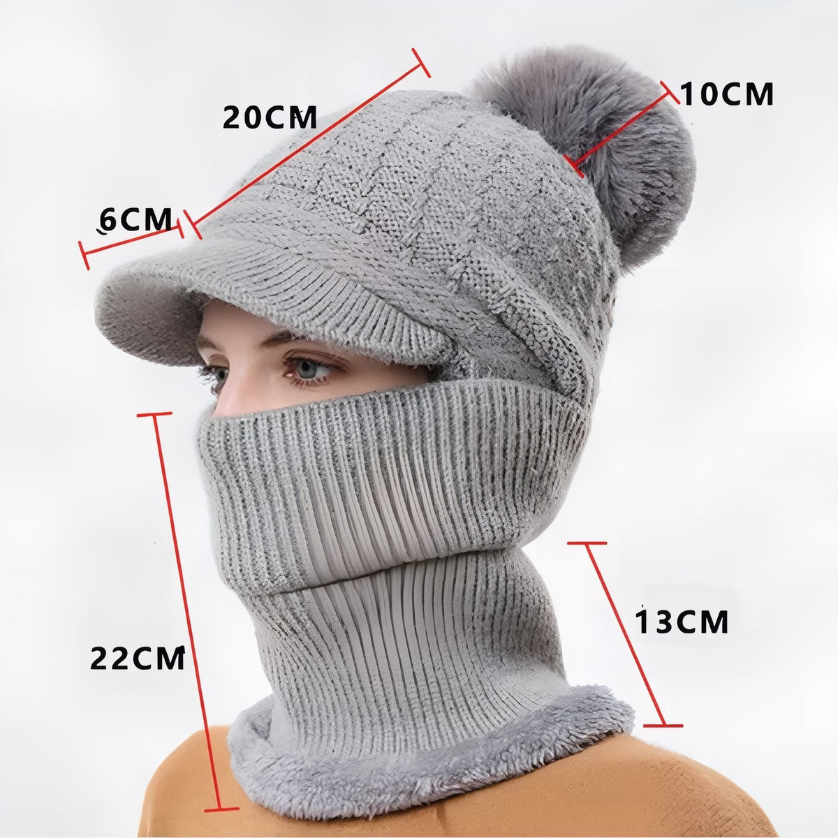 Bonnet Casquette Echarpe — photo 3