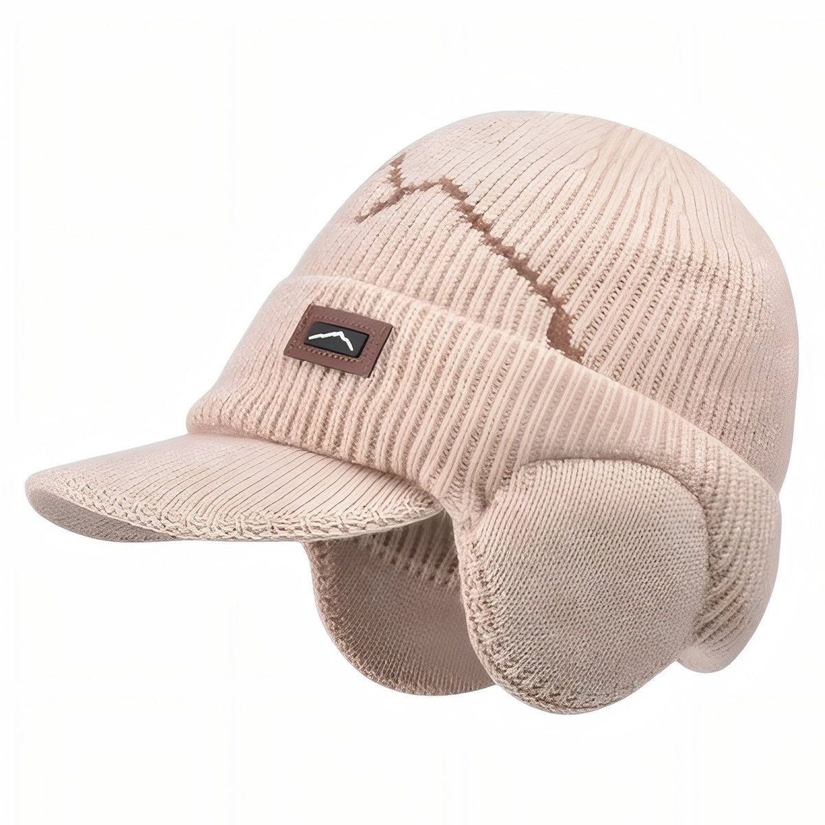 Bonnet Casquette Hiver Homme beige clair