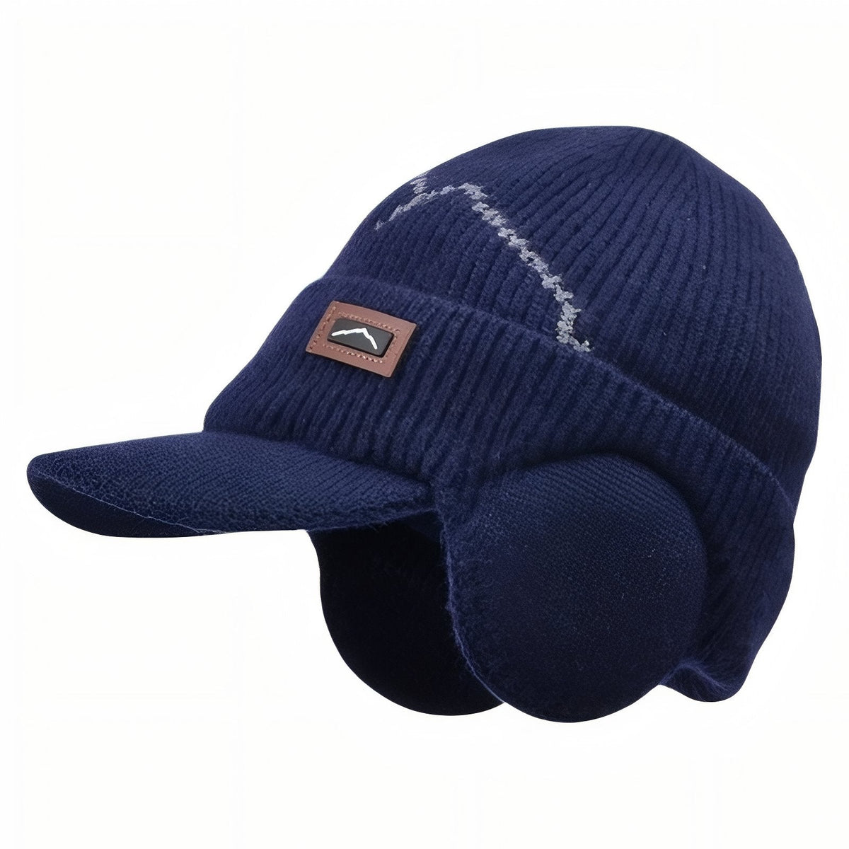 Bonnet Casquette Hiver Homme bleu marine