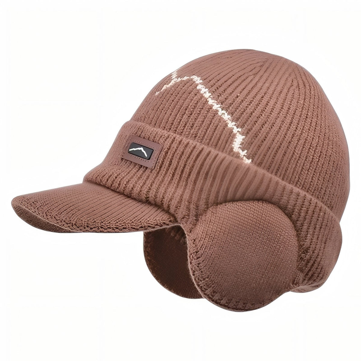 Bonnet Casquette Hiver Homme marron clair