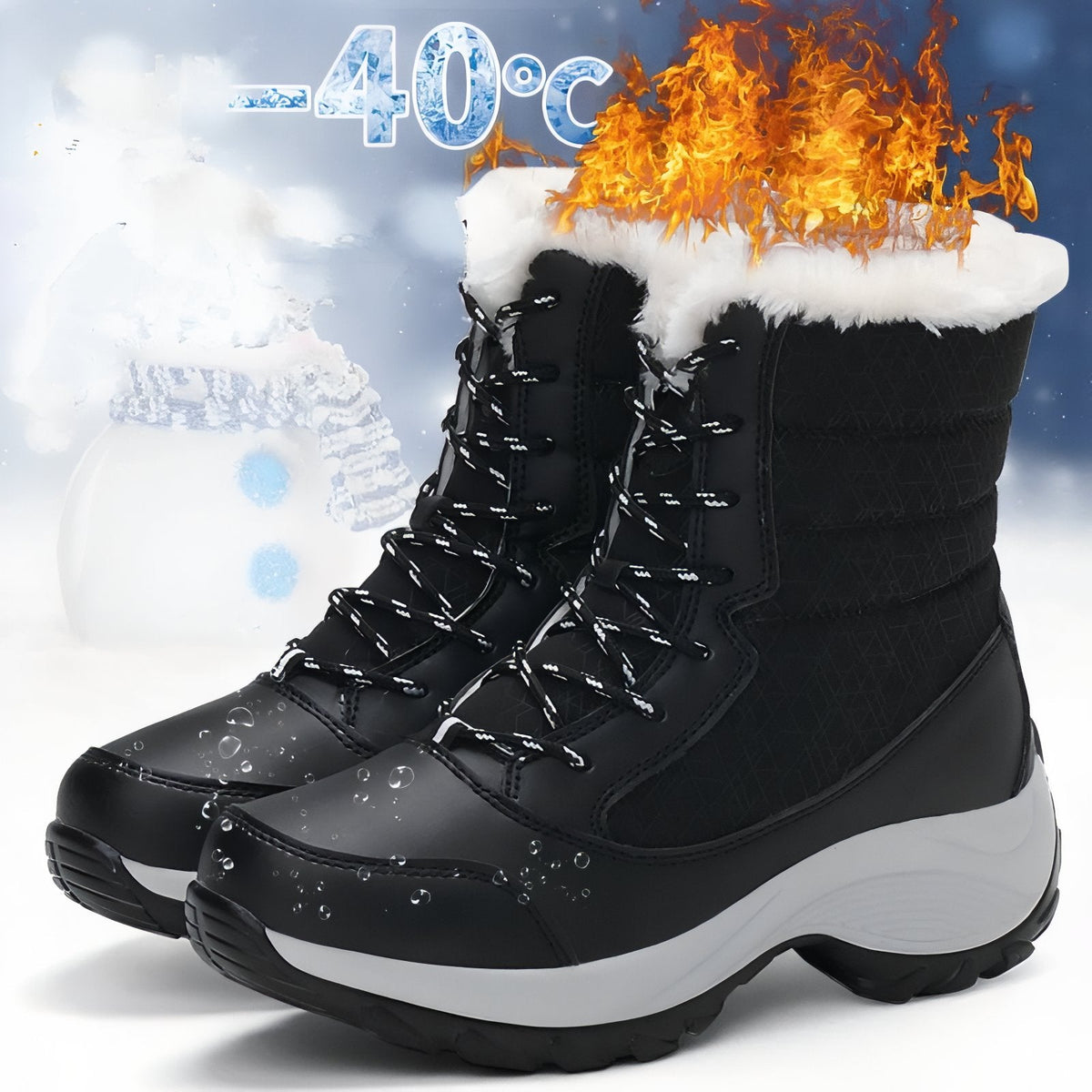 Bottes Randonnée Neige Femme — photo 7