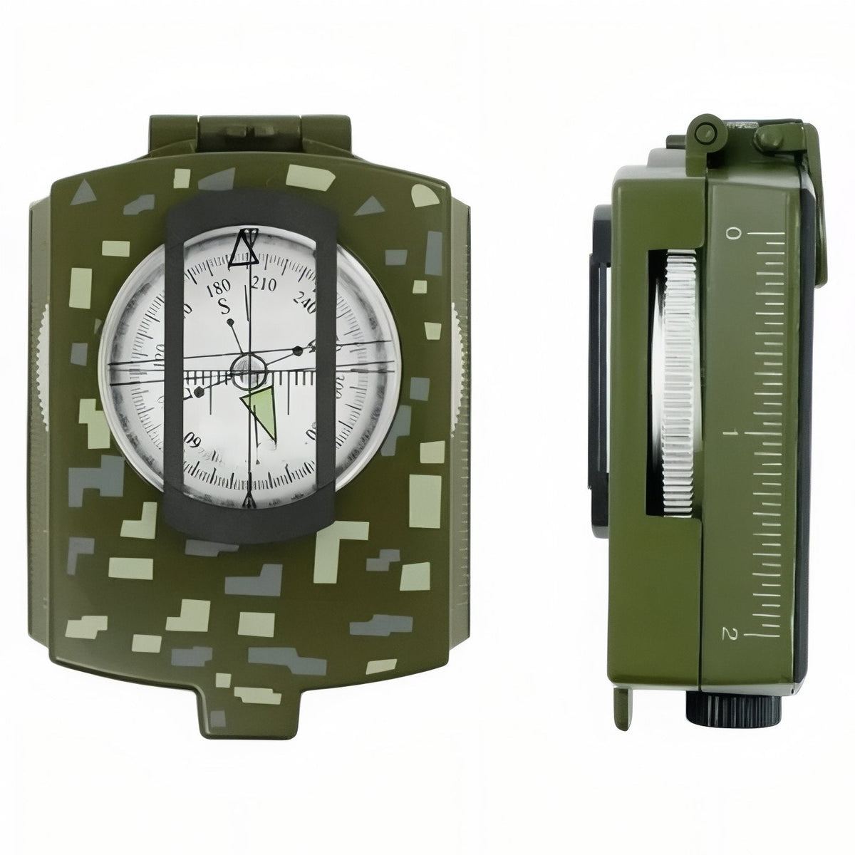Boussole Pour Randonnée vert camouflage