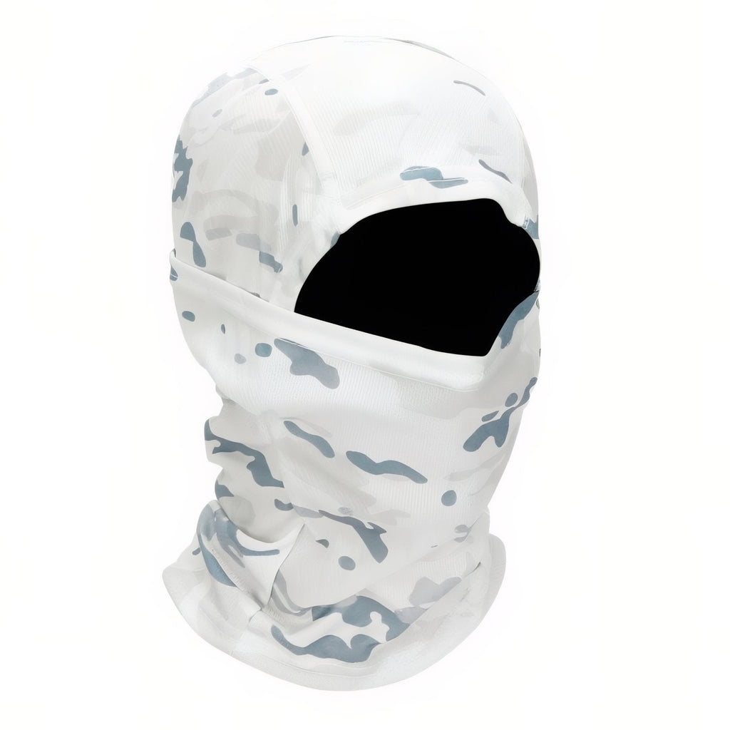 Cagoule Camouflage Militaire blanc et gris