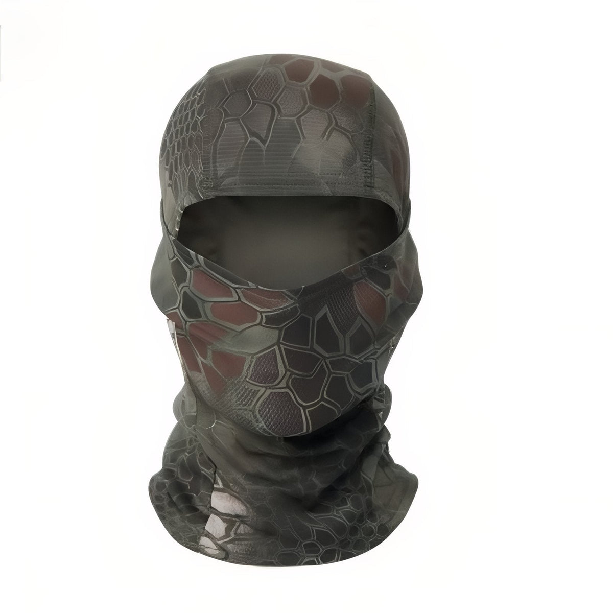 Cagoule Camouflage Militaire vert et marron