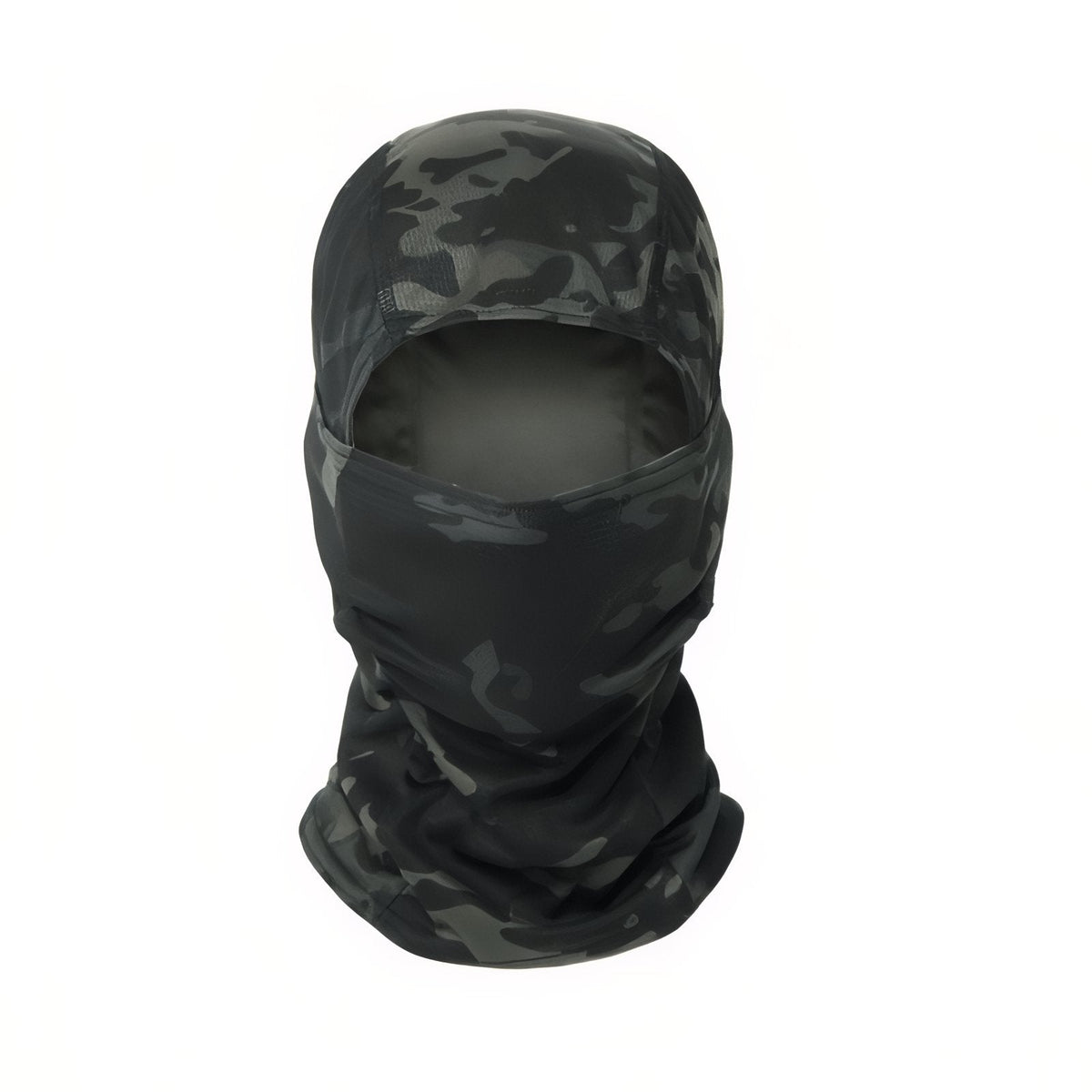 Cagoule Camouflage Militaire vert foncé et gris