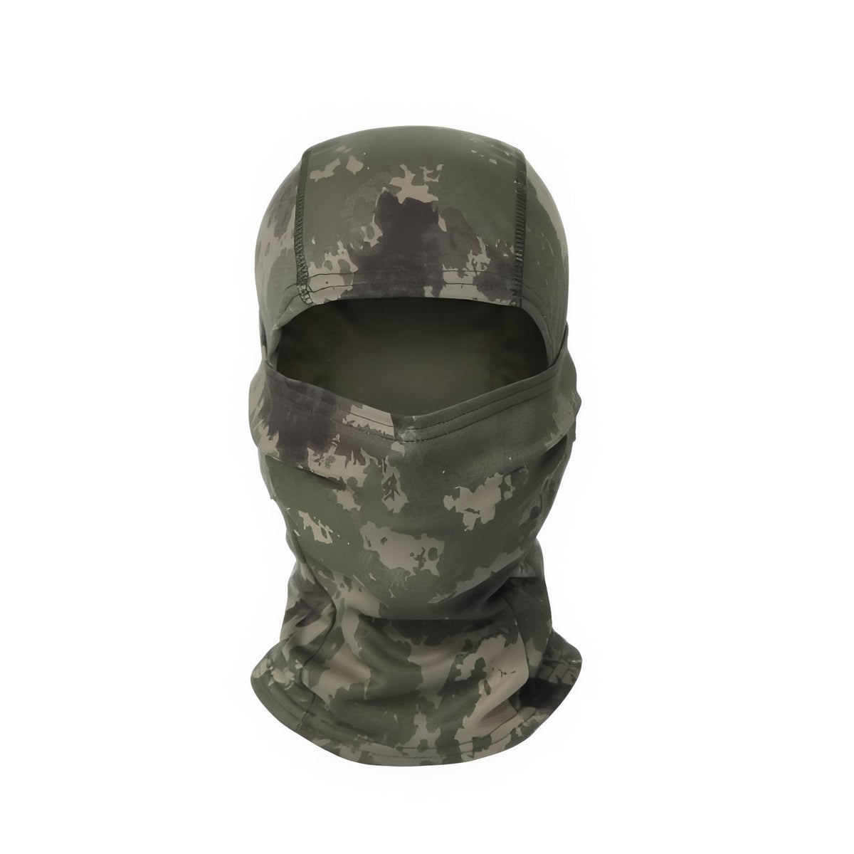 Cagoule Camouflage Militaire vert olive et gris foncé