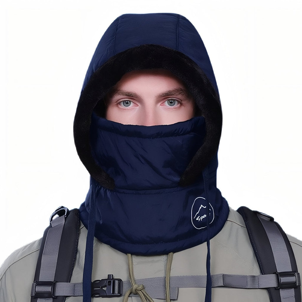 Cagoule Chaude Bataclava bleu marine