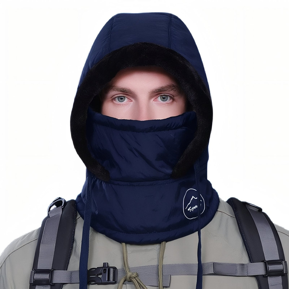 Cagoule Chaude Bataclava bleu marine