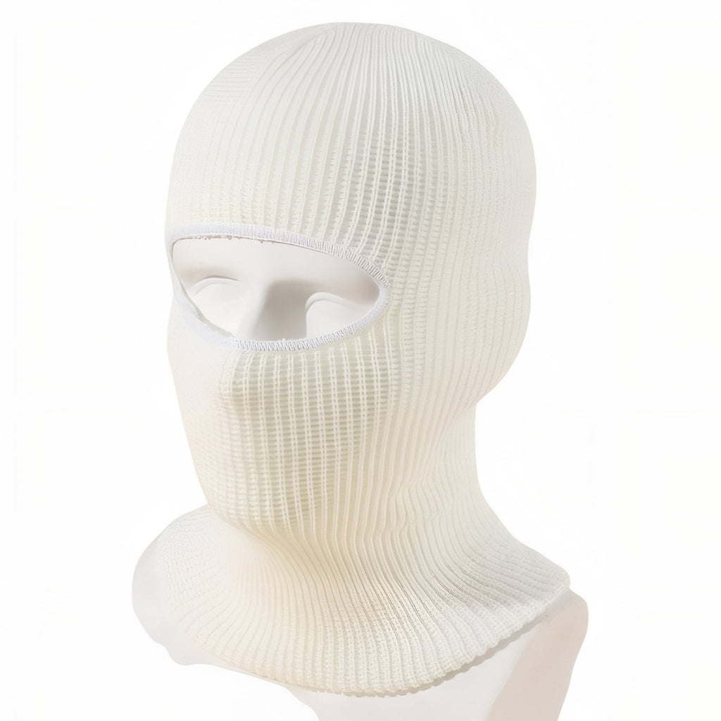Cagoule Hiver Homme blanc crème