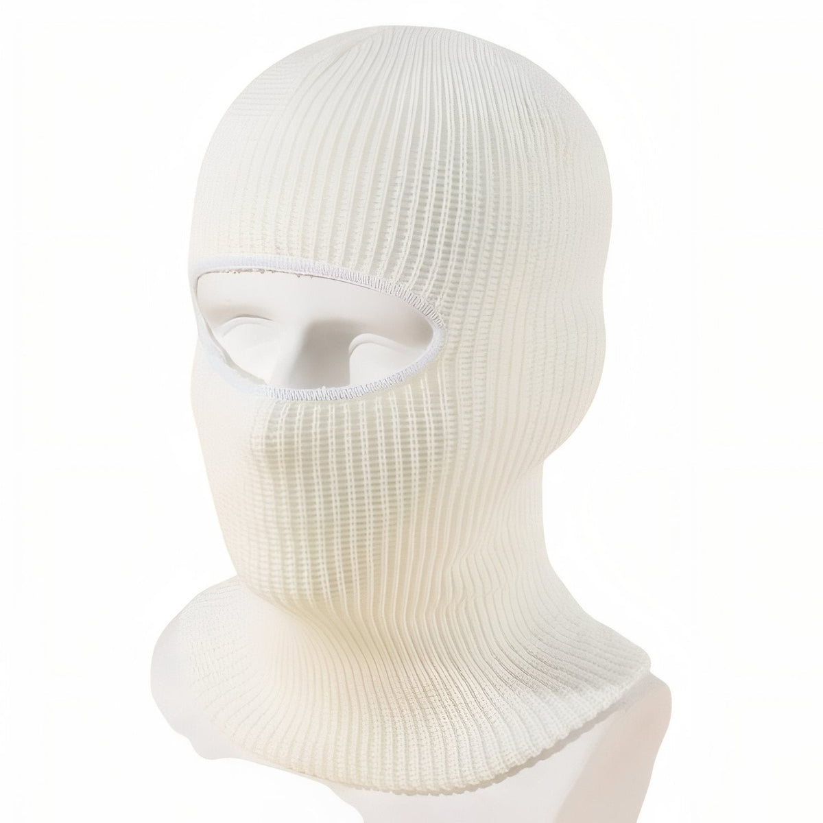 Cagoule Hiver Homme blanc crème
