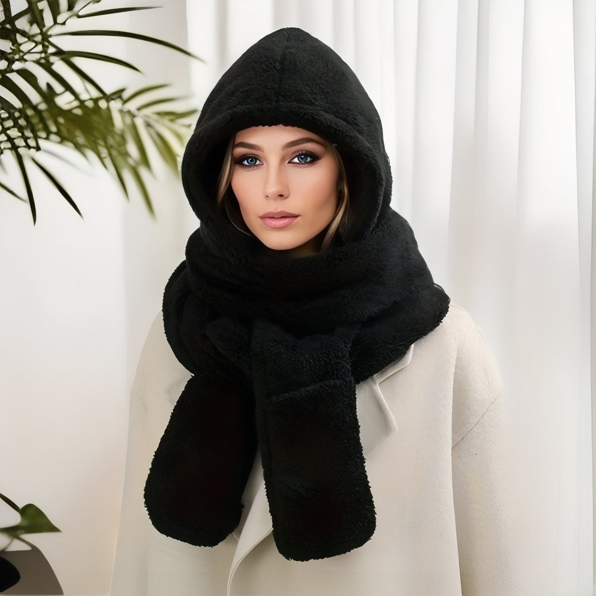 Capuche Echarpe Polaire Femme — photo 2