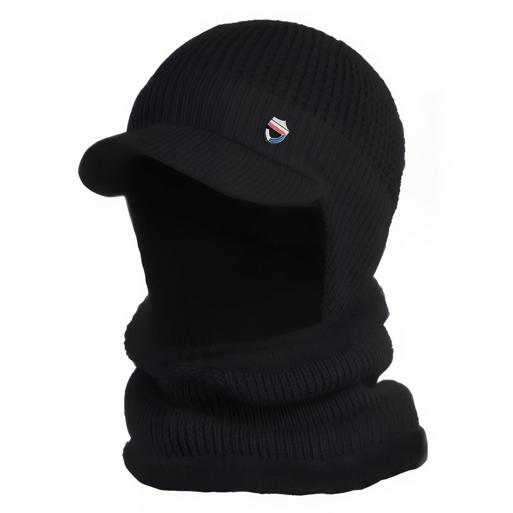 Casquette Cagoule Homme noir ébène
