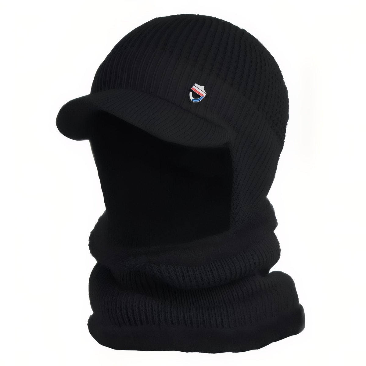 Casquette Cagoule Homme noir ébène