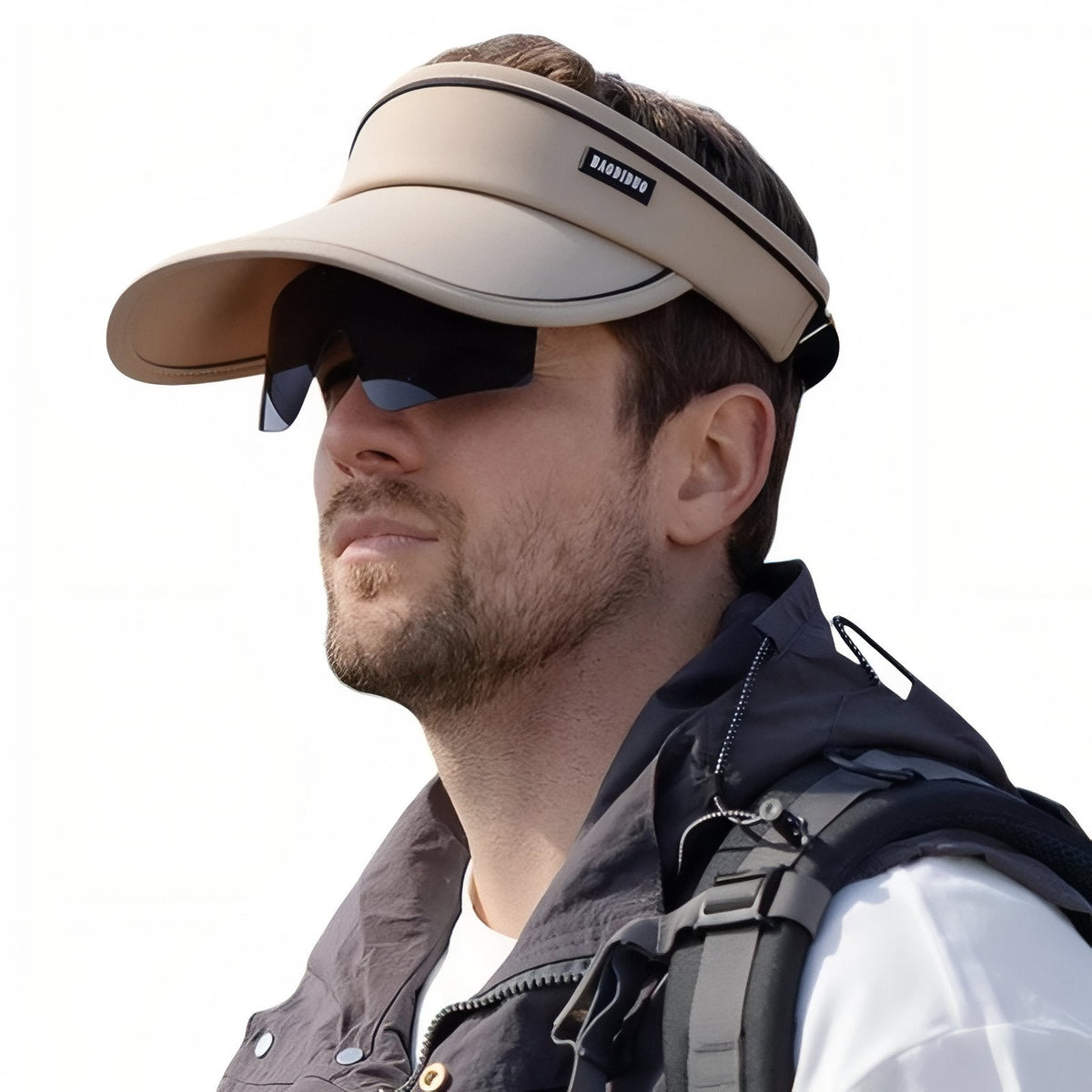 Casquette Visière avec Lunette Intégré beige