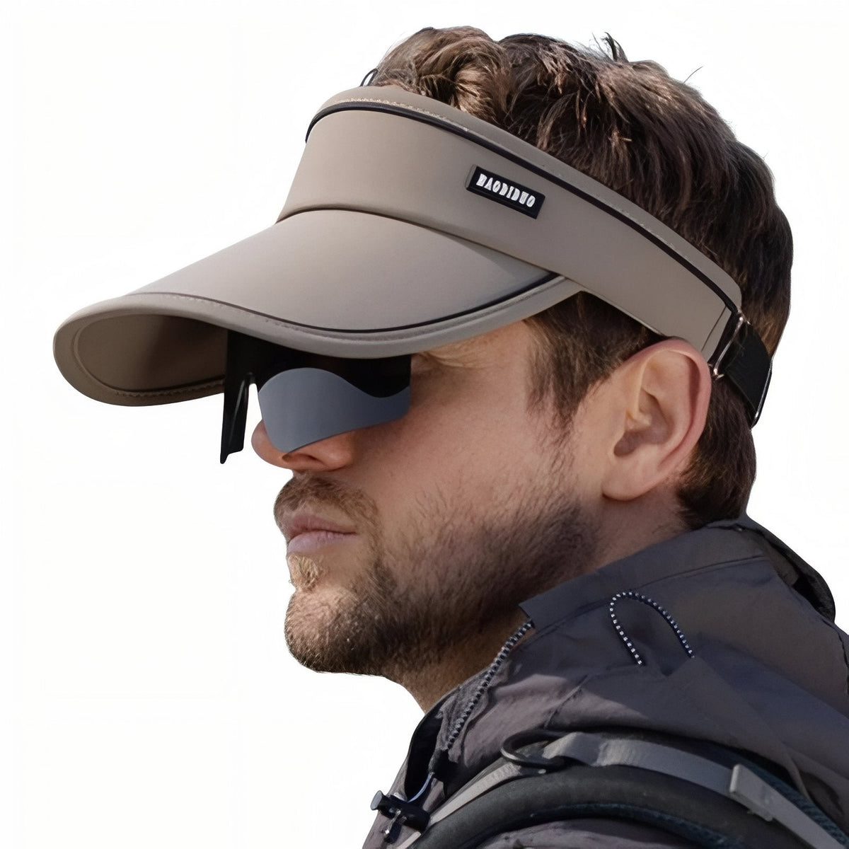 Casquette Visière avec Lunette Intégré marron