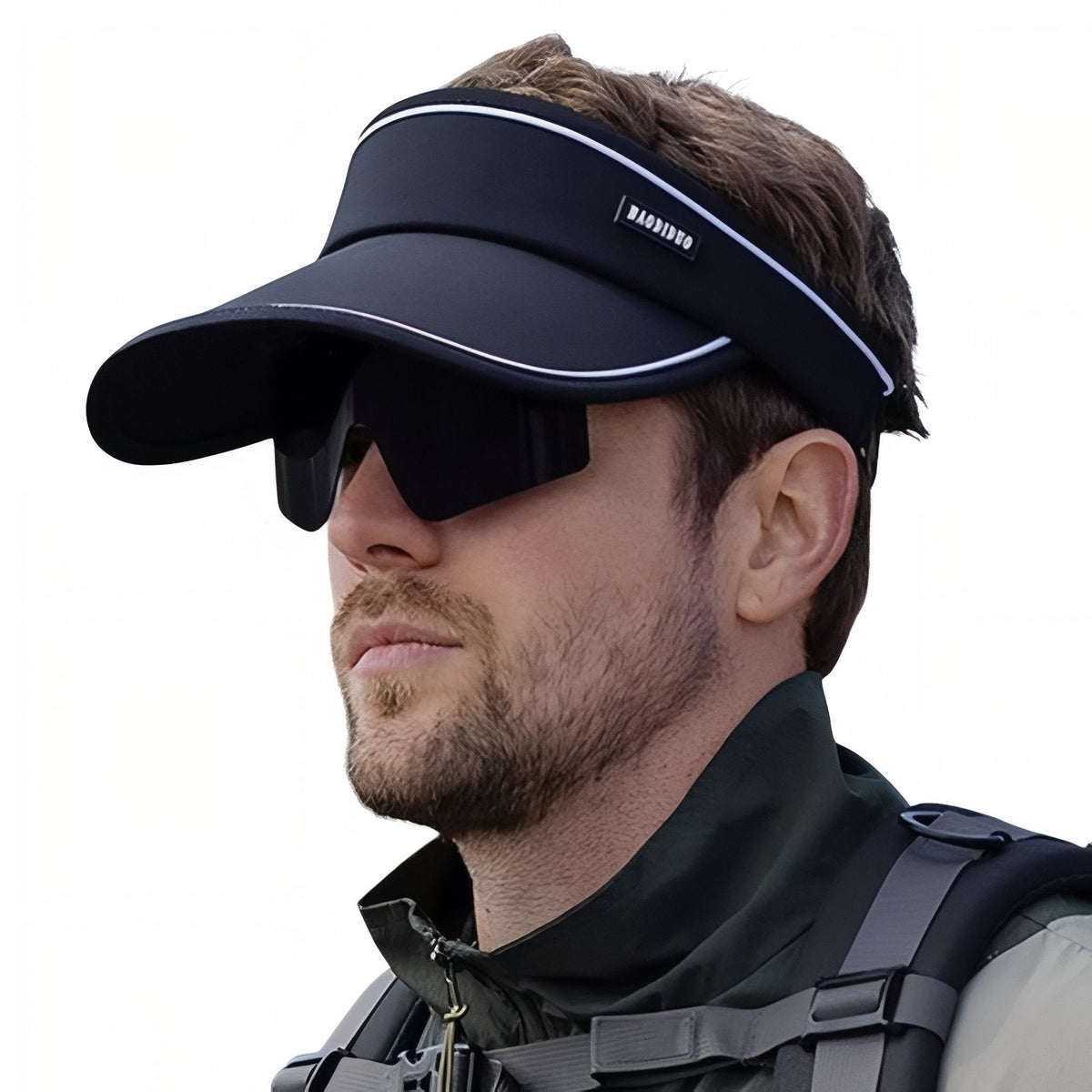 Casquette Visière avec Lunette Intégré noir