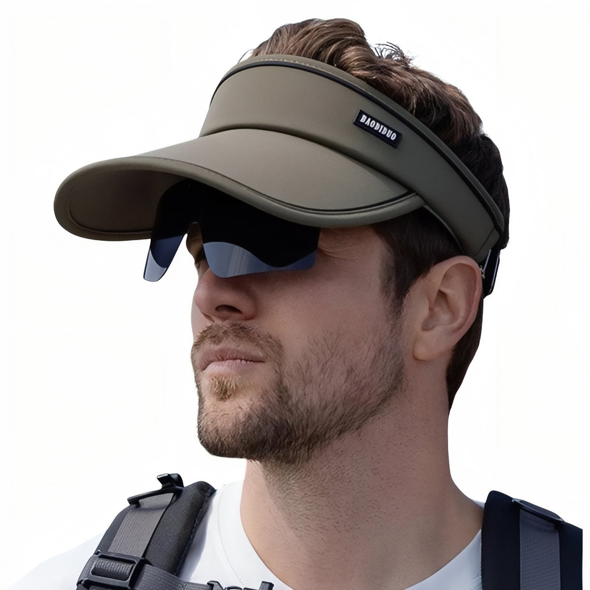 Casquette Visière avec Lunette Intégré vert olive