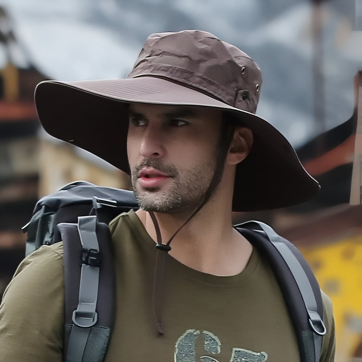 Chapeau D'Aventurier Randonnée marron