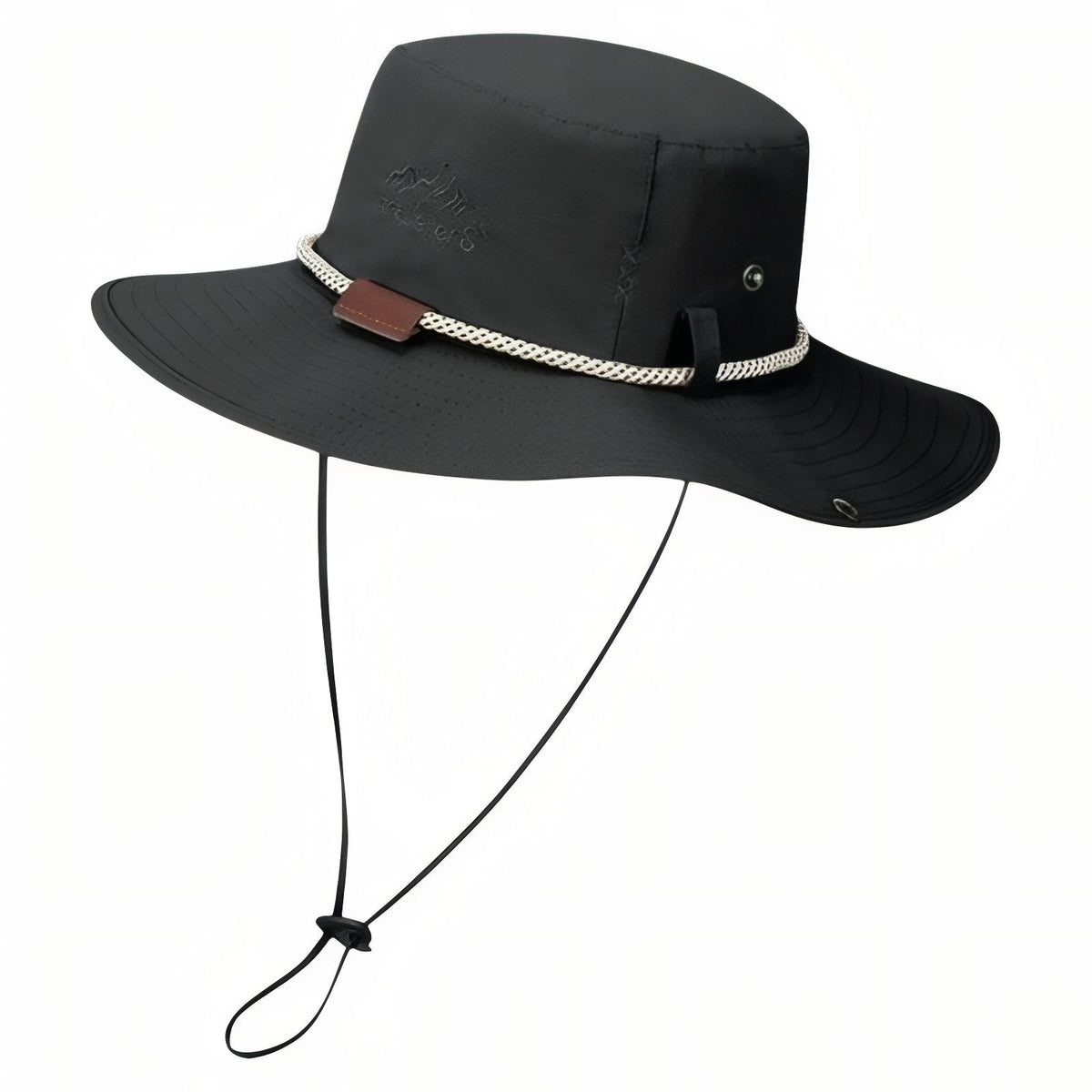 Chapeau De Pluie Randonnée noir mat