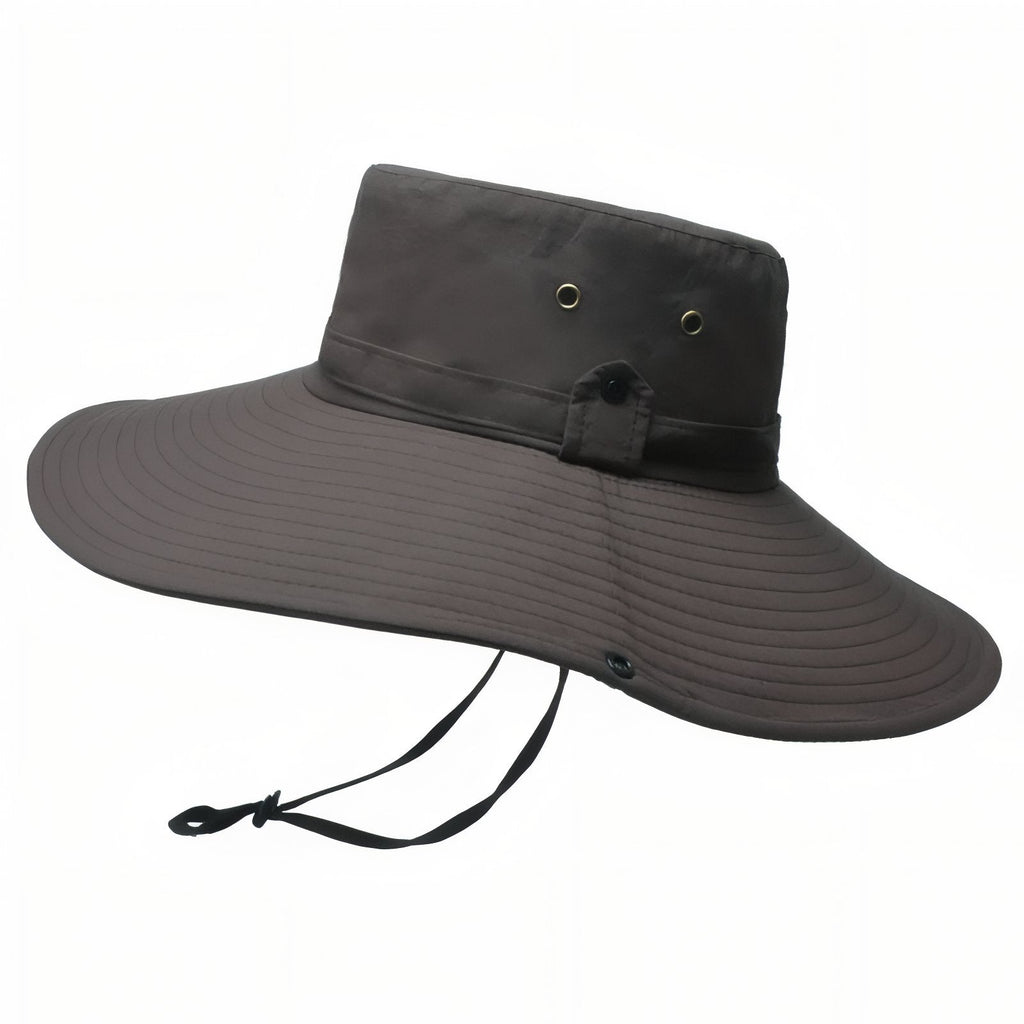 Chapeau de Randonnée Homme Imperméable marron