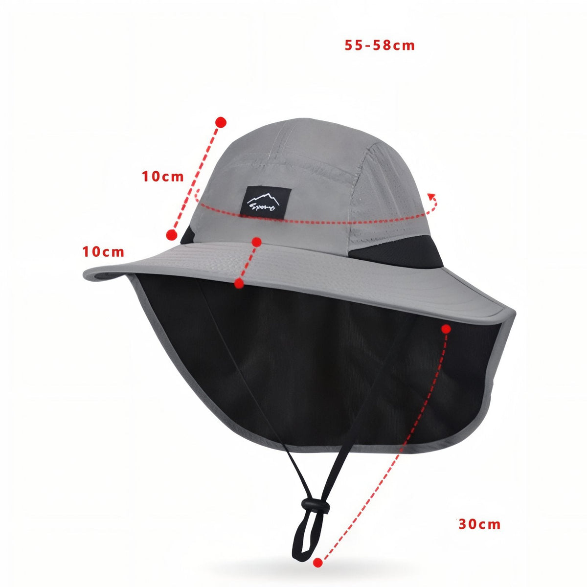 Chapeau Léger Randonnée Protection Nuque — photo 2