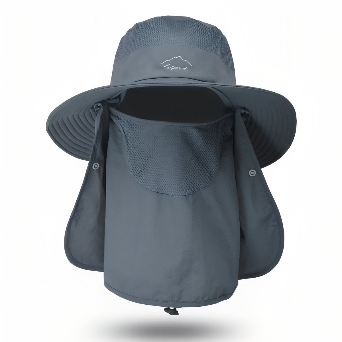 Chapeau Randonnée Anti UV gris foncé