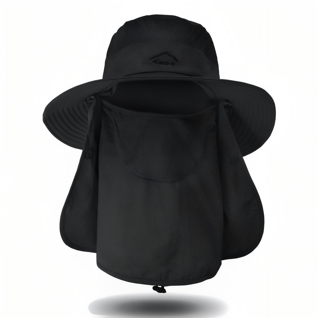 Chapeau Randonnée Anti UV noir