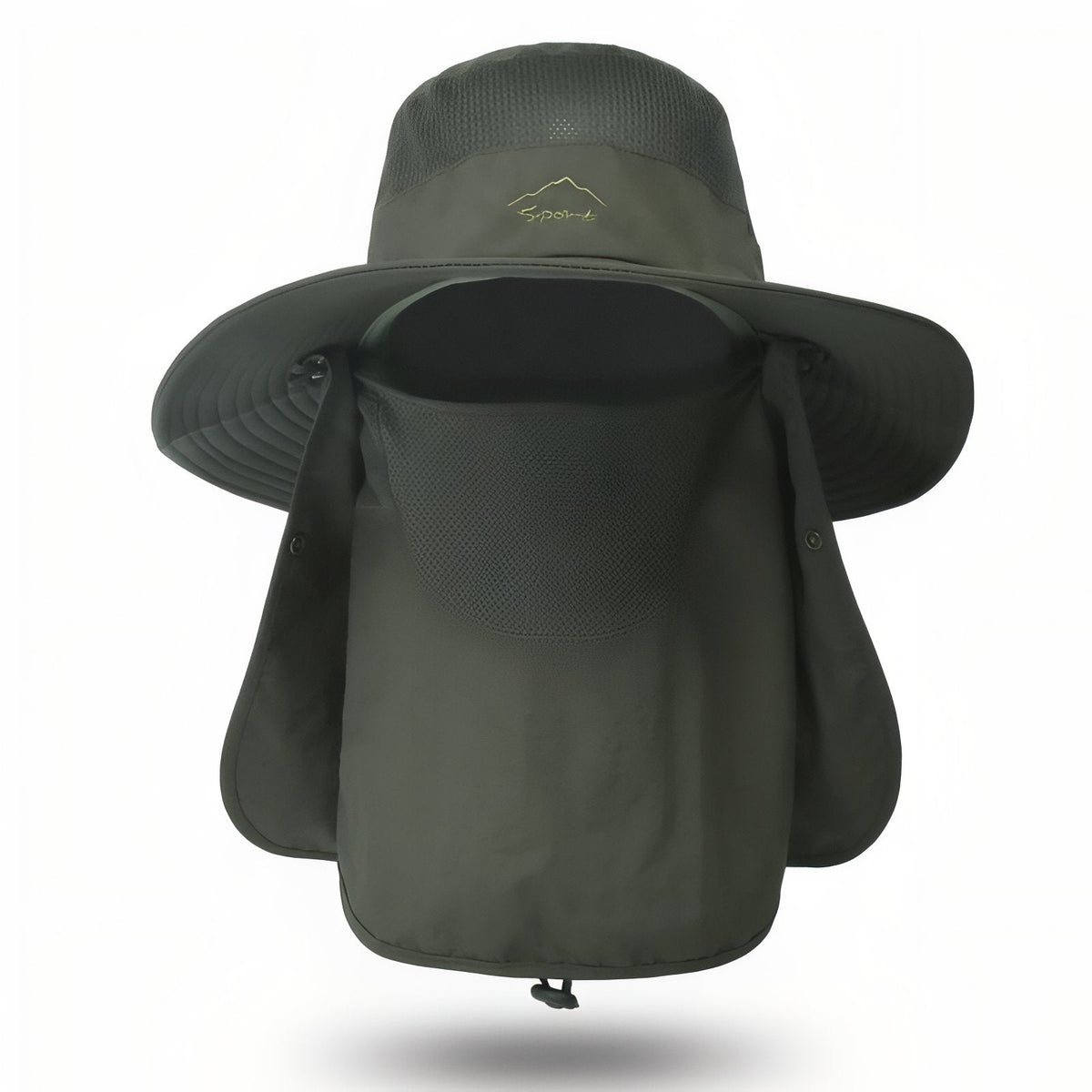 Chapeau Randonnée Anti UV vert foncé