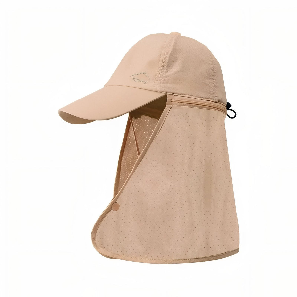 Chapeau Randonnée Avec Protège Nuque beige clair