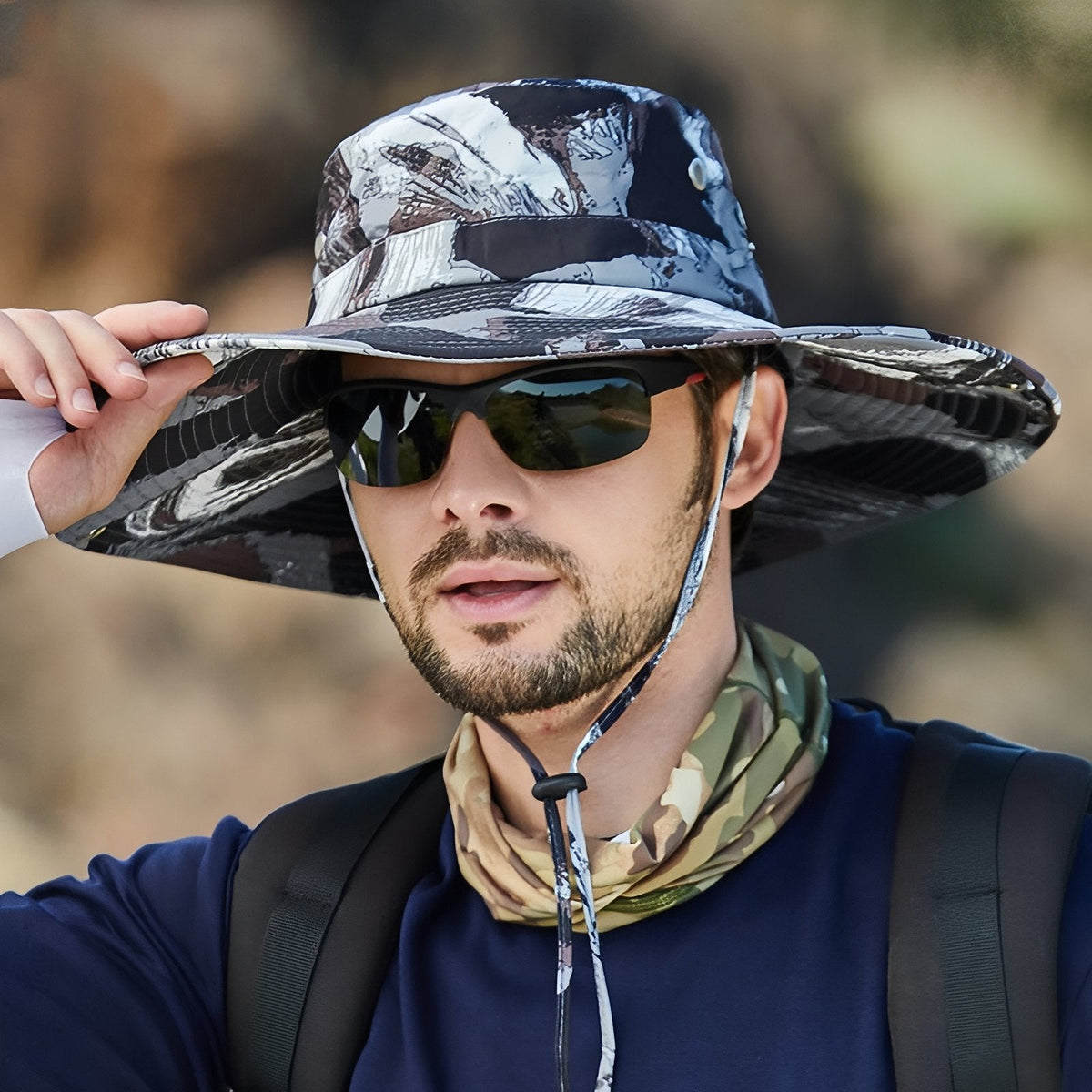 Chapeau Randonnée Camouflage — photo 2