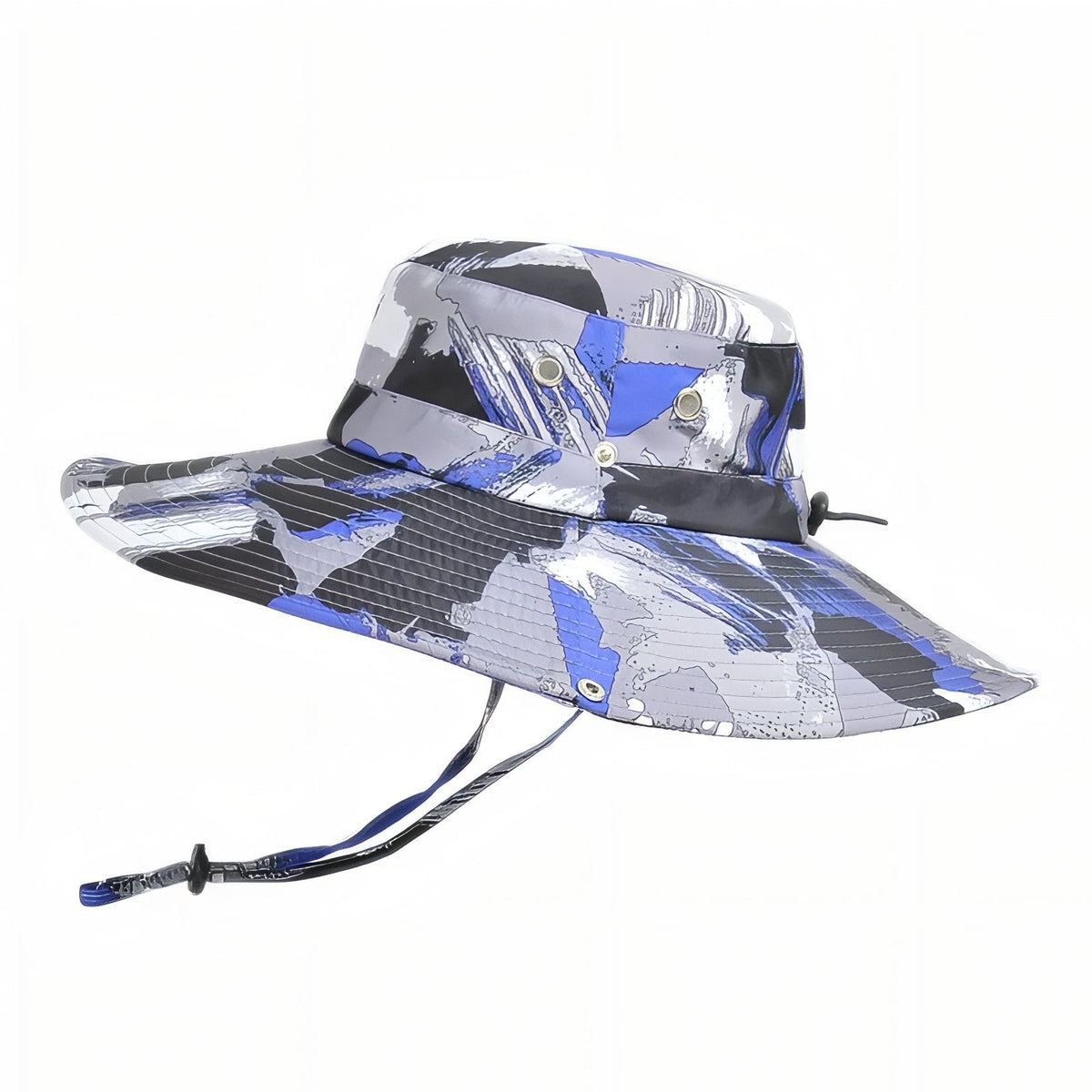 Chapeau Randonnée Camouflage bleu marine