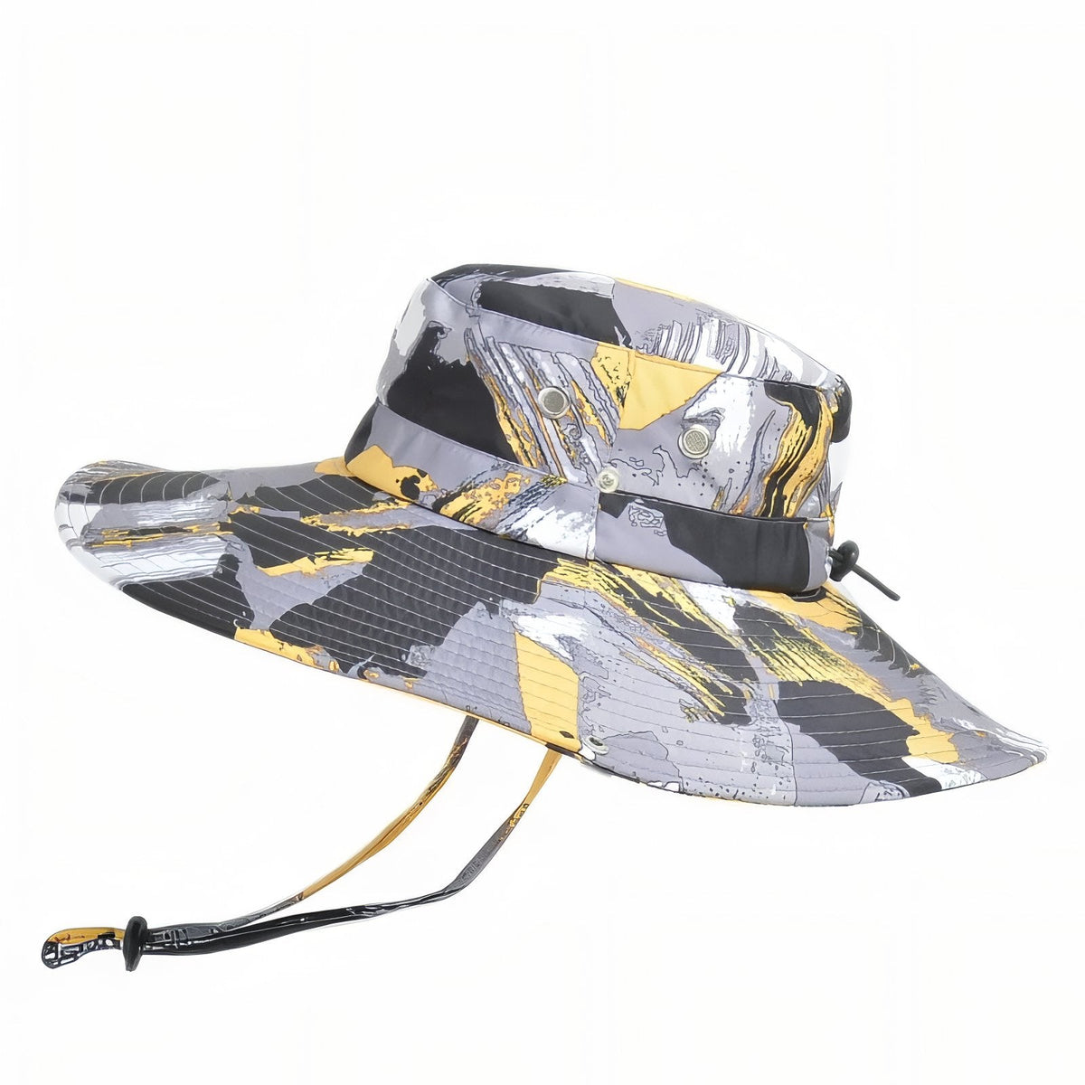 Chapeau Randonnée Camouflage jaune