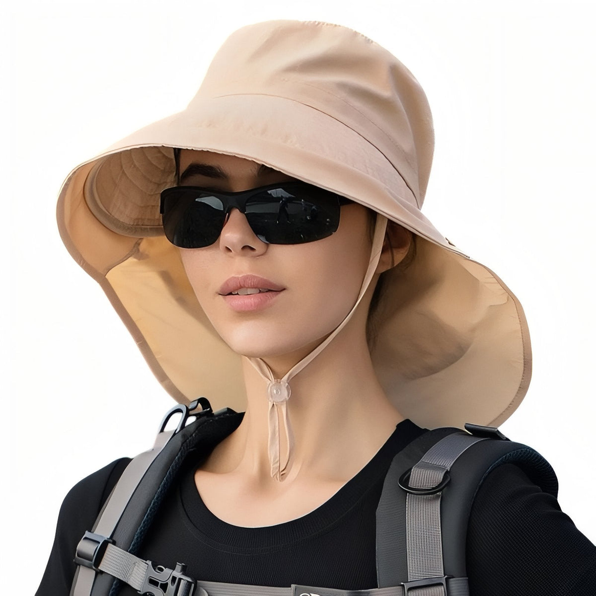 Chapeau Soleil Randonnée Femme beige