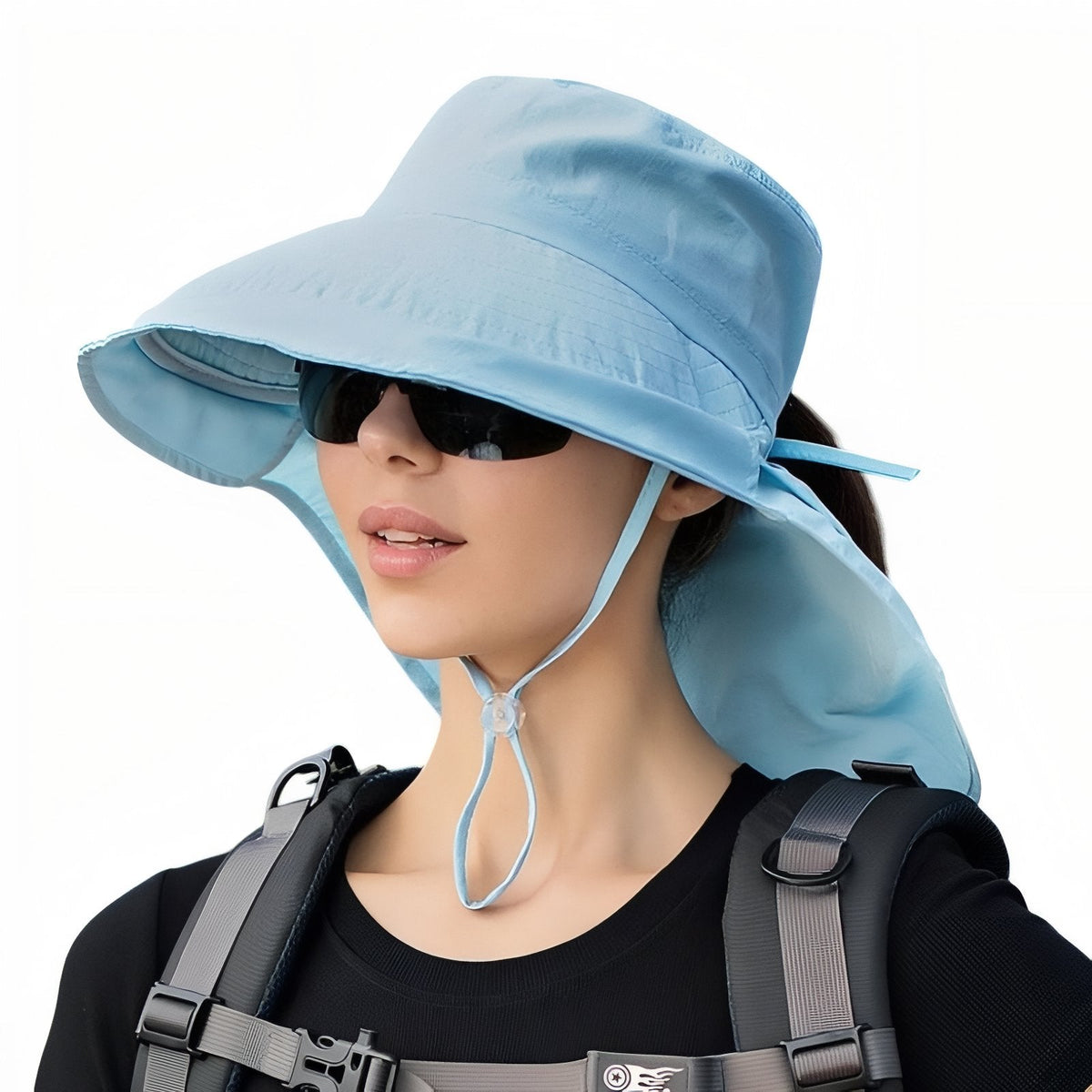 Chapeau Soleil Randonnée Femme bleu ciel