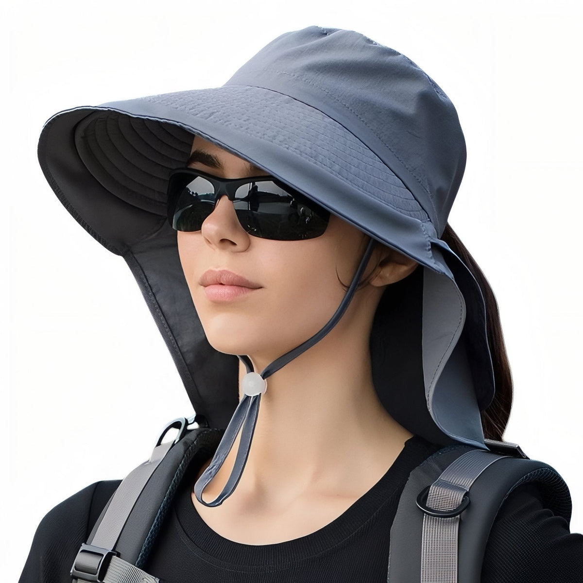 Chapeau Soleil Randonnée Femme gris