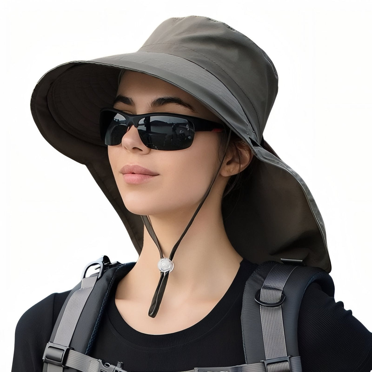 Chapeau Soleil Randonnée Femme taupe