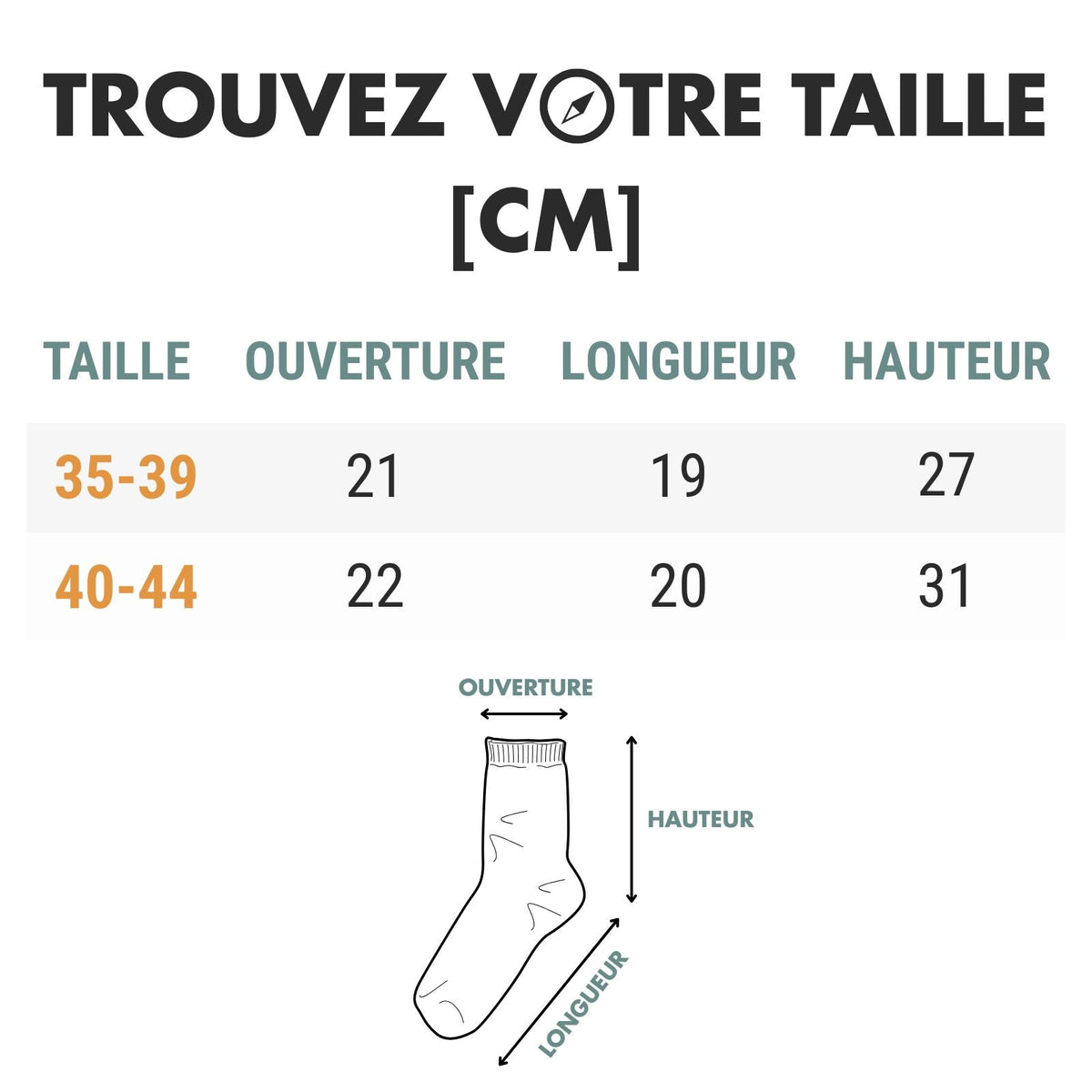 Chaussette Haute Randonnée — photo 9