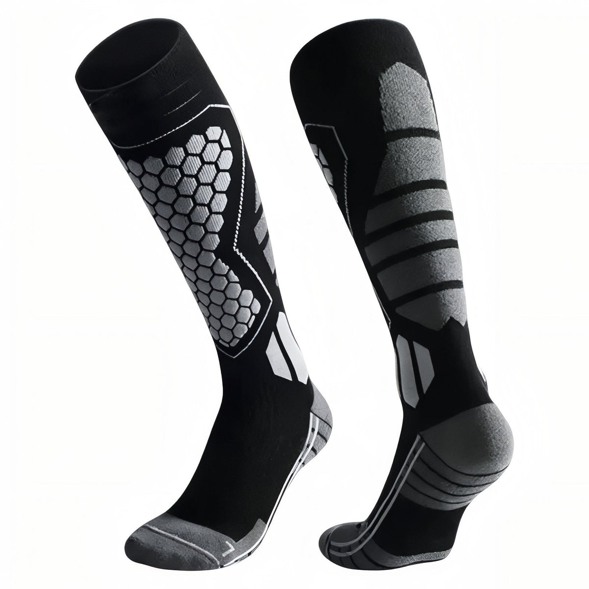 Chaussette Haute Randonnée noir et gris