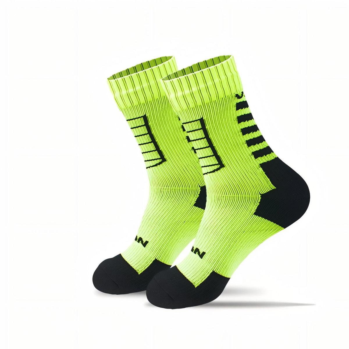Chaussette Imperméable Randonnée jaune fluo