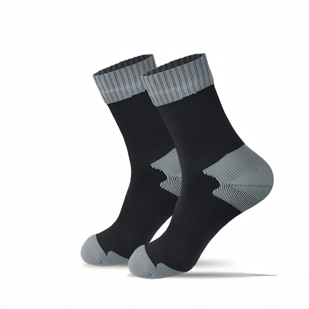 Chaussette Imperméable Randonnée noir et gris