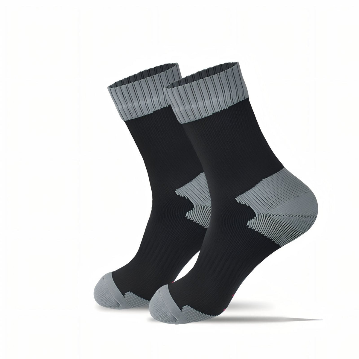 Chaussette Imperméable Randonnée noir et gris