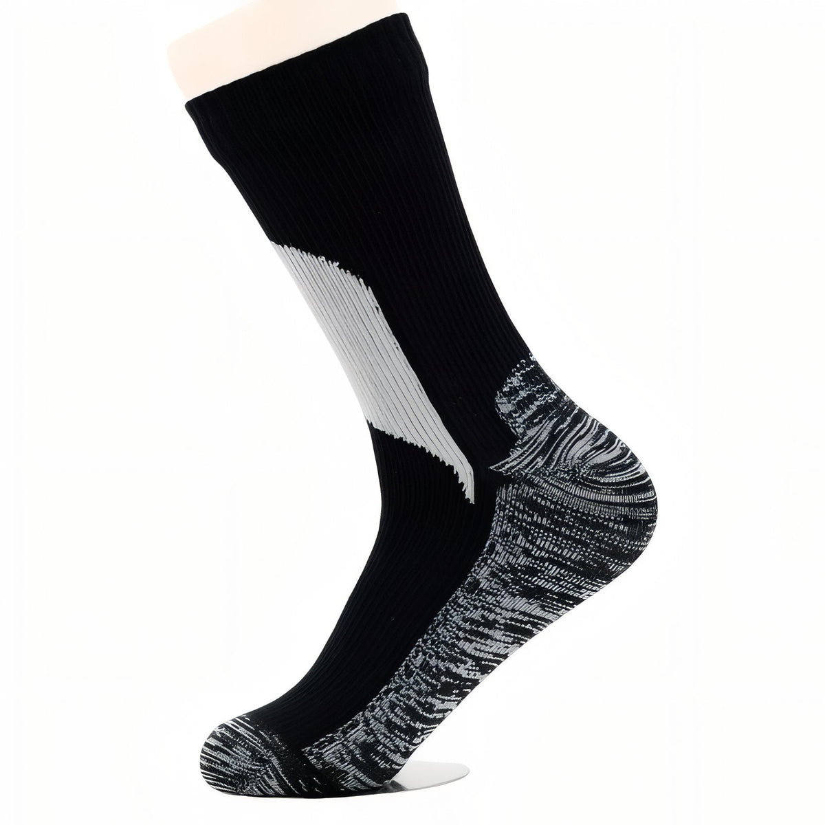 Chaussettes Étanches Randonnée gris et noir